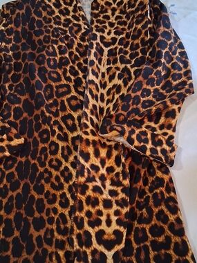Leopard Print Women’s Tunic Top - Brown/Black XL 260907